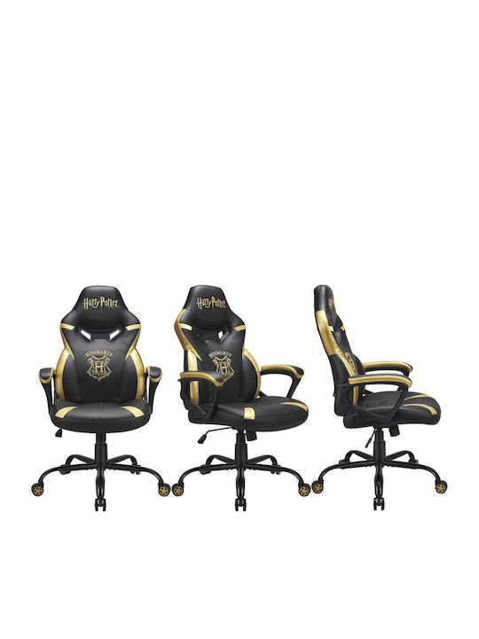 Subsonic Harry Potter - Hogwarts Scaun Gaming Din piele ecologică Black / Gold