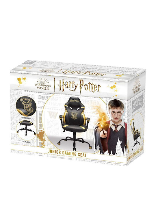 Subsonic Harry Potter - Hogwarts Scaun Gaming Din piele ecologică Black / Gold