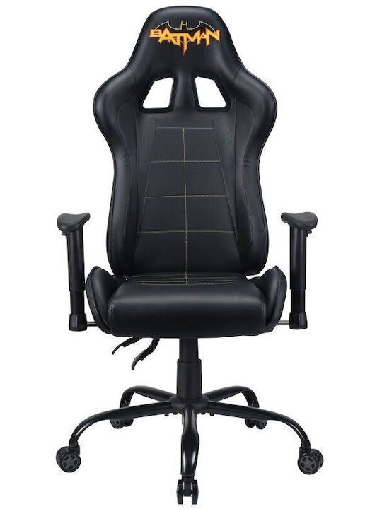 Subsonic Batman Καρέκλα Gaming Δερματίνης με Ρυθμιζόμενα Μπράτσα Μαύρη