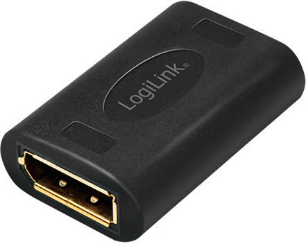 LogiLink Μετατροπέας DisplayPort male σε DisplayPort female 1τμχ CV0145