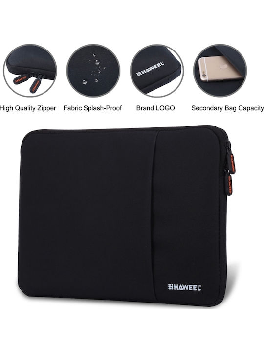 Haweel Θήκη για Laptop 13" σε Μαύρο χρώμα HWL2813B