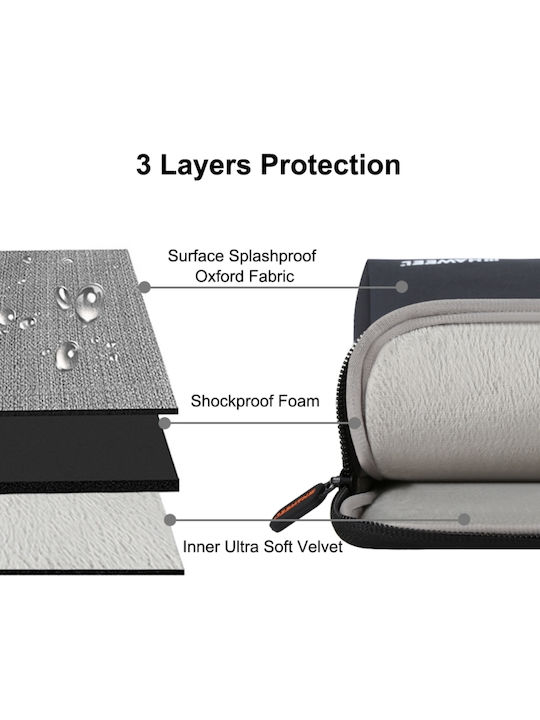 Haweel Θήκη για Laptop 13" σε Μαύρο χρώμα HWL2813B