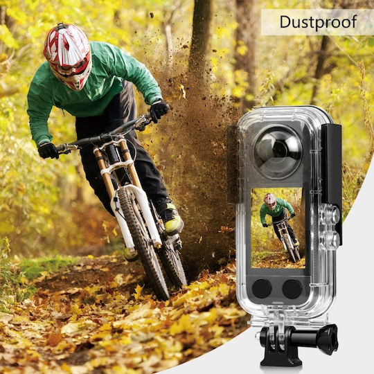 Puluz Αδιάβροχη Θήκη (30m) Insta360 X3 Transparent Αδιάβροχη Θήκη για Insta360 PU820
