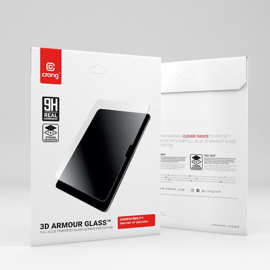 Crong 3D 0.33mm Full Glue Tempered Glass (iPad Pro 13'' M4 (2024) - Crong)