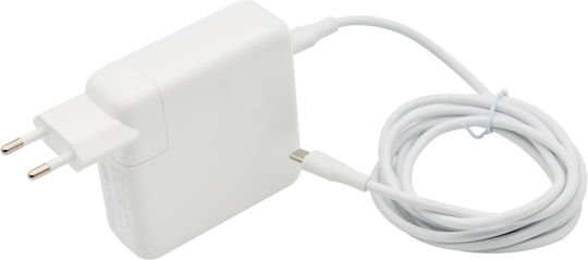 USB-C Φορτιστής Laptop 87W για Apple με Αντάπτορα Τροφοδοσίας