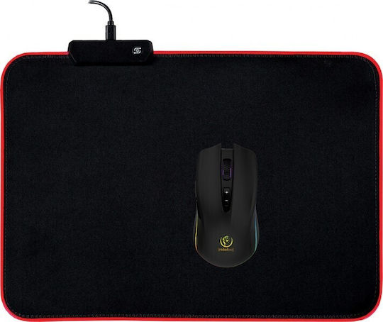 Rebeltec Led Slider M Mouse Pad με RGB Φωτισμό Μαύρο RBLPOD00006