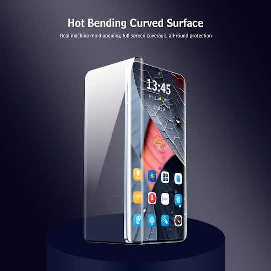 Xiaomi 15 Pro Enkay Hat-prince Heat Bending Full Coverage Tempered Glass Film Support Ultrasonic Fingerprint Unlocking