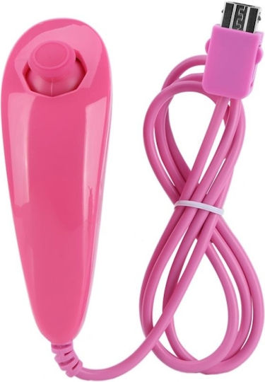 Remote Plus & NunChuck Pack Ασύρματο Gamepad για Wii Pink