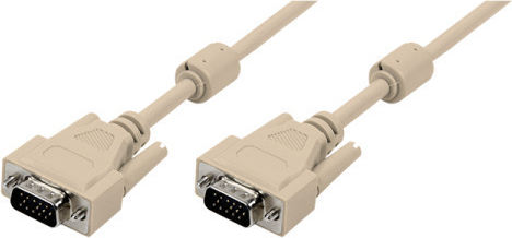 LogiLink Кабел VGA мъжки - VGA мъжки Бял 1.8м (CV0034)