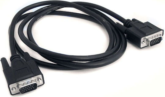Equip Кабел VGA мъжки - VGA мъжки Черен 20м (118816)