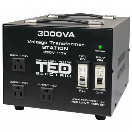 TED Electric A0112279 Μετασχηματιστής από 230V σε 115V 3000VA
