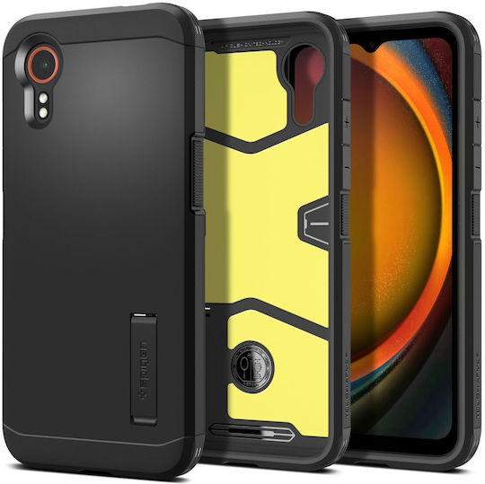 Spigen Tough Задна корица Силикон / Пластмаса 0.6мм Черен (Samsung Galaxy Xcover 6 Pro)