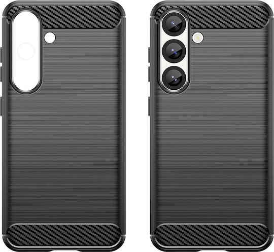 Hurtel Carbon Back Cover Silicon Negru (Nothing Phone (3a) Pro)