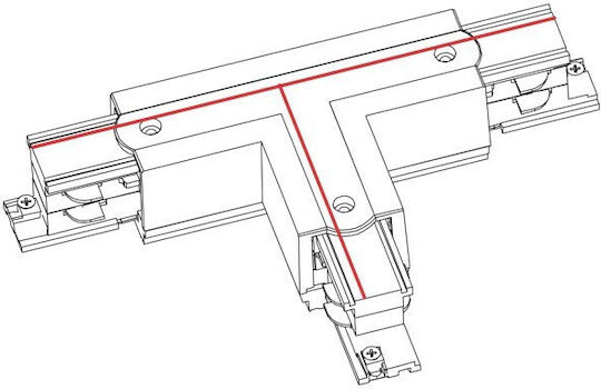 Nowodvorski Track Connector for Lighting Fixtures Black 8704
