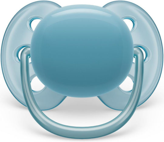 Philips Ultra Soft Pacifiers Silicone Blue-Grey for 6-18 months 2pcs