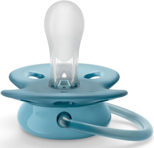 Philips Ultra Soft Pacifiers Silicone Blue-Grey for 6-18 months 2pcs