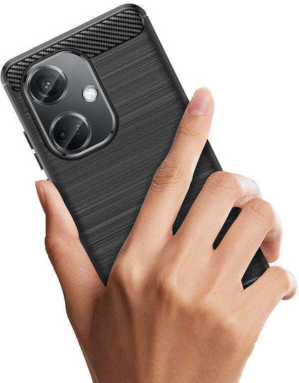 Flexible Carbon Case Compatible Oppo K11 5g Black