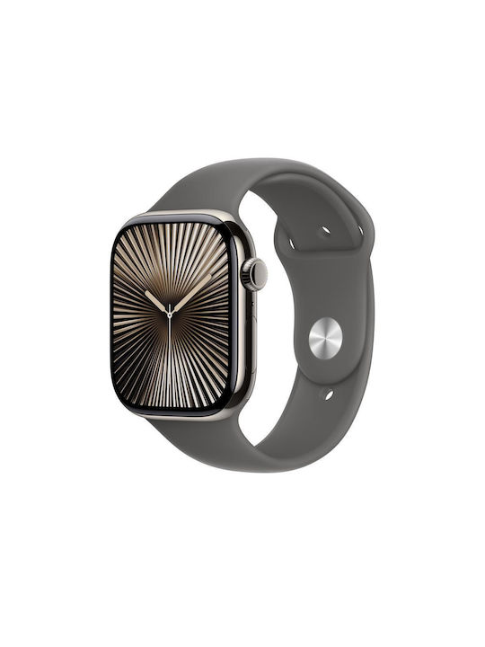 Apple Sport Band 46mm - S/M Λουράκι Stone Grey (Apple Watch 44/45/46mm/Ultra 49mm) Apple Sport Band 46mm - S/M Λουράκι Stone Grey (Apple Watch 44/45/46mm/Ultra 49mm)
