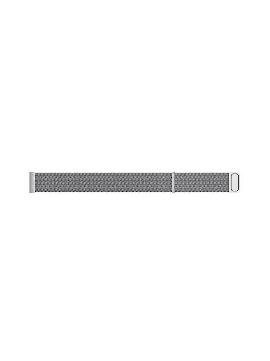 Milanese Loop Λουράκι Μεταλλικό Ασημί (Amazfit Bip)