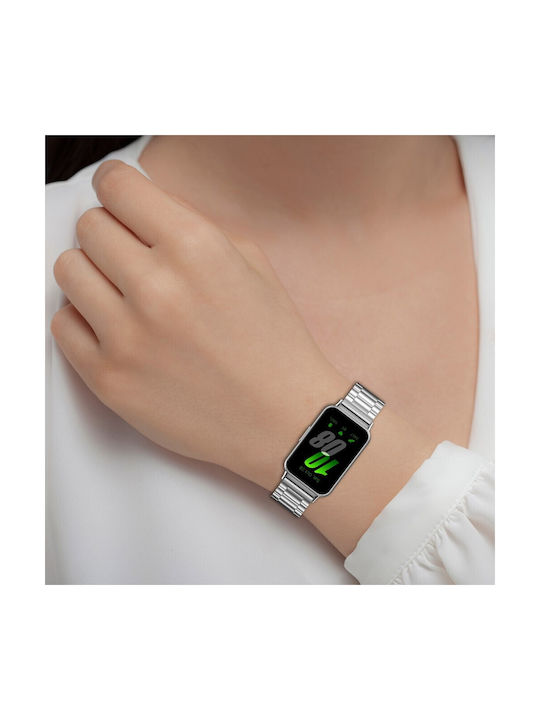 Armband Rostfreier Stahl Schwarz (Galaxy Fit3)