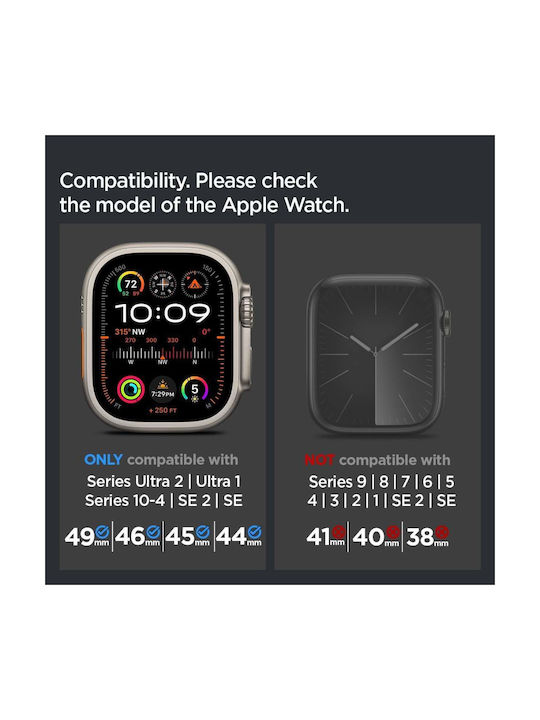 Spigen Classic Fit Strap Λουράκι Υφασμάτινο Μαύρο (Apple Watch 49mm, 46mm, 45mm, 44mm - Spigen)