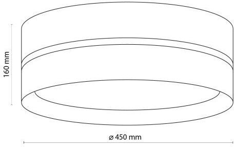 TK Lighting Linobianco Таванно осветление 45бр Бяла с Фасунга E27