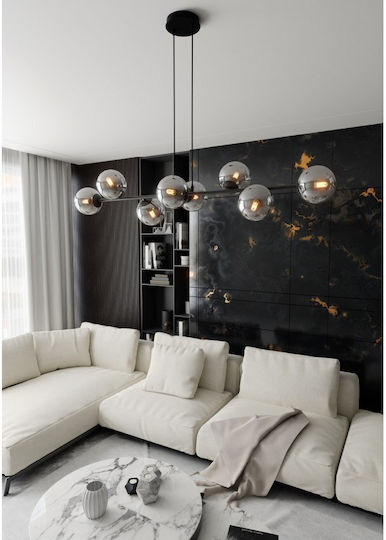 Emibig Pendant Light for 8 Bulbs E14, E.14