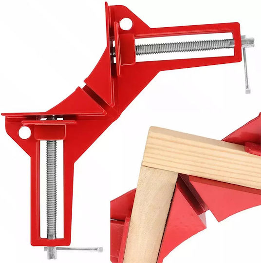 Sfixtor Unghiular pentru Lemn Metalic – Dublă Strângere 75mm 90° Îmbinări