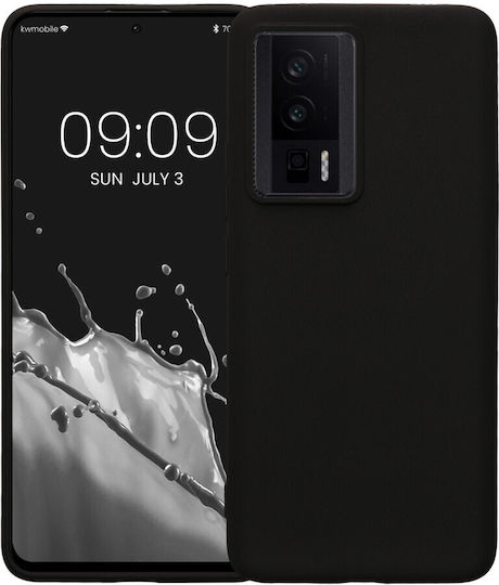 KWmobile Slim Back Cover Silicone Black (Poco F5 Pro)