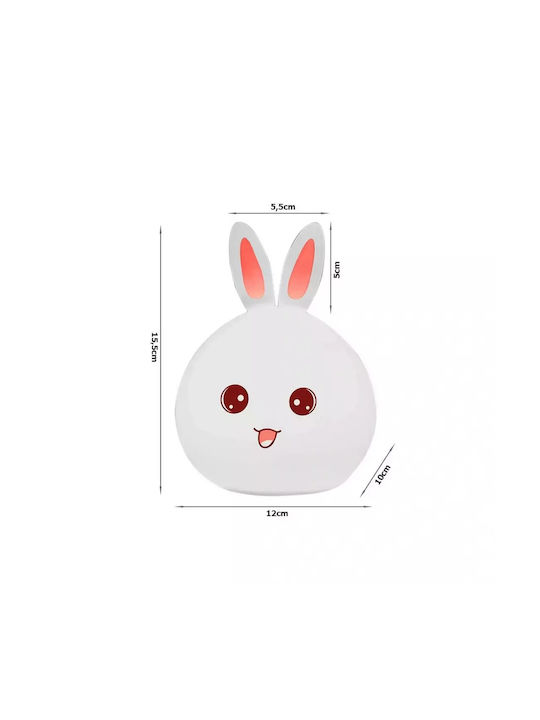 Verk Group Led Kids Decorative Touch Lamp White 12cm