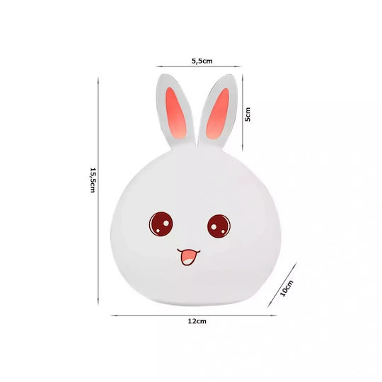 Verk Group Led Kids Decorative Touch Lamp White 12cm