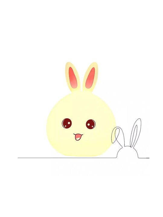 Verk Group Led Kids Decorative Touch Lamp White 12cm