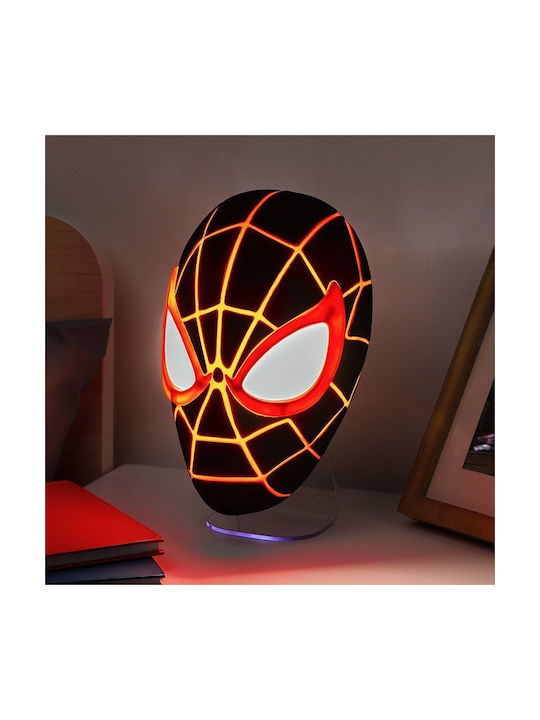 Paladone Kinder Dekorative Lampe Spider-man Miles Morales Mask Mehrfarbig 23x23cm