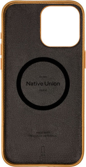 Native Union (re)classic Back Cover Πλαστικό / Δερμάτινο 1.8mm Καφέ (iPhone 16 Pro Max)