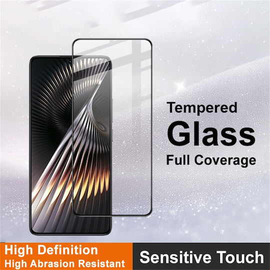 Imak Pro+ Series Full Tempered Glass Compatible with Xiaomi Poco X7 Pro 5g Black