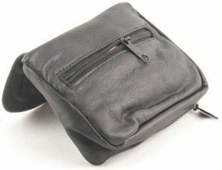 Leather Tobacco Pipe Case Kouros Model 8605 Black