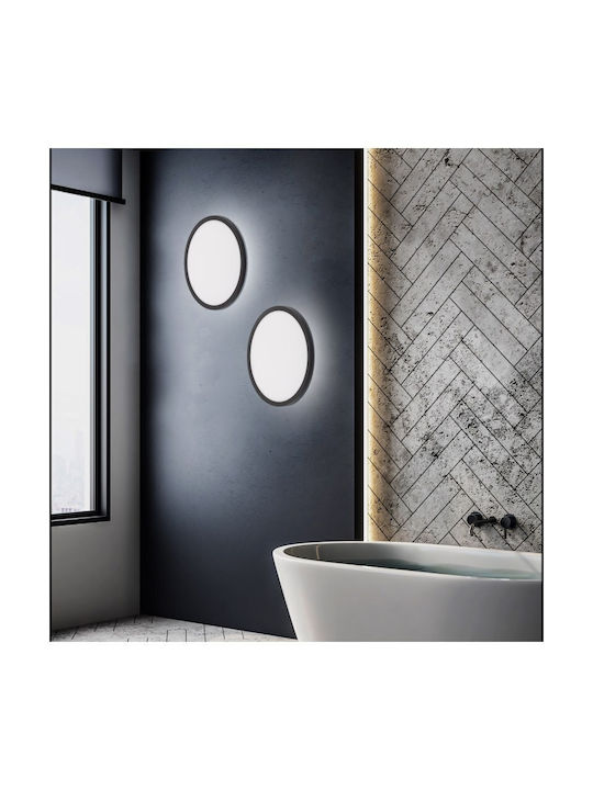TK Lighting Plafonieră de Tavan Baie Turcoaz cu LED Integrat