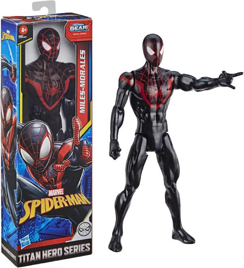 Φigură de acțiune Marvel Avengers Spider-Man Spider-Man Titan Hero Series Web Warriors Miles-Morales cu Sunete pentru copii de 4+ ani ani 30cm cm