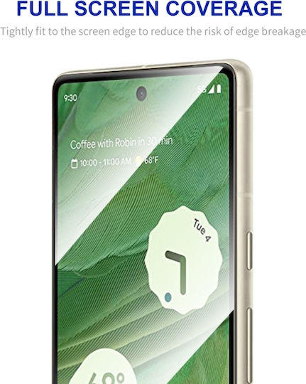 Full Glue Full Face Tempered Glass Μαύρο (Google Pixel 7)