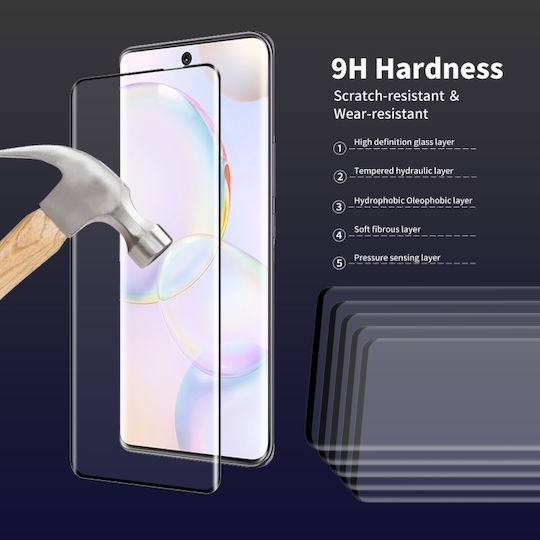 Enkay Full Face Tempered Glass Μαύρο (Huawei Nova 9 / Honor 50 5G / Honor 50)
