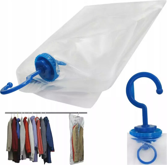 Plastic Sac de Depozitare pentru Haine Etanș și cu Vid 105x70x2cm 1buc
