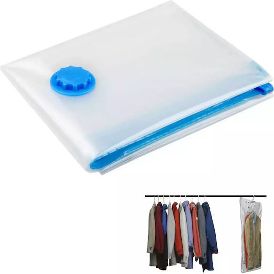 Plastic Sac de Depozitare pentru Haine Etanș și cu Vid 105x70x2cm 1buc