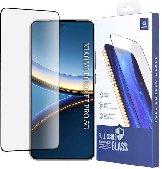 Dux Ducis 9D Full Face Tempered Glass Μαύρο (Poco F7 Pro)