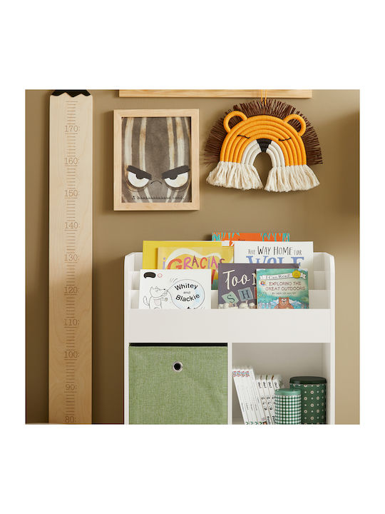 Bücherregal Boden Weiß 60x36x20cm