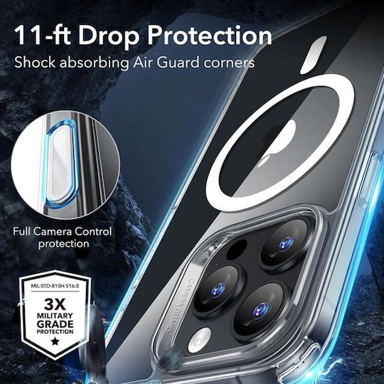ESR Classic Hybrid Camera Umschlag Rückseite Silikon Transparent (iPhone 17 Pro Max / iPhone 17 Pro / iPhone 16 Pro Max)