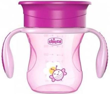Chicco Baby Cup Perfect made of Plastic Pink 200ml for 12m+m+