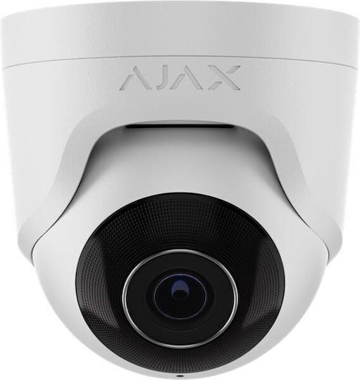 Ajax Systems Turretcam IP Surveillance Camera 4K Waterproof with Microphone and Lens 2.8mm