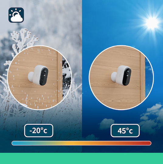 Arlo Essential IP Cameră de Supraveghere Full HD+ 4MP Pe baterii