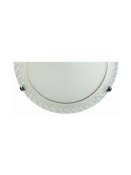 ArkoLight Clasic Lumină de Perete cu Soclu E27 Galben Miere 30x15cm