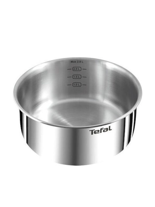 Tefal Ingenio Emotion Cookware Set of Stainless Steel with No Coating Silver 10pcs